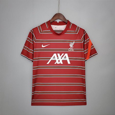 Camisa Liverpool (Pré-Jogo) 2021-22