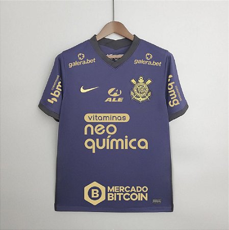 Camisa Corinthians 2021-22 (Third-Uniforme 3) - com patrocínios