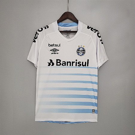 Camisa Grêmio 2021 (Away - Uniforme 2) - (com patrocínios)