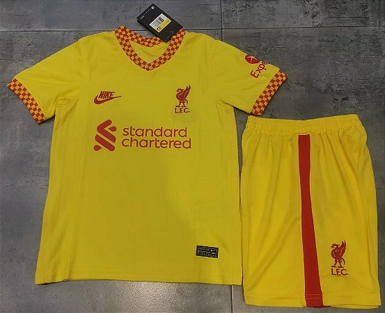 uniforme infantil do liverpool
