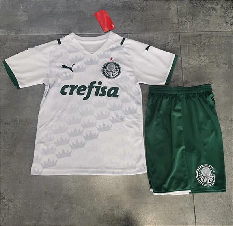 Conjunto Infantil Palmeiras 2021-22 (Away - Uniforme 2)