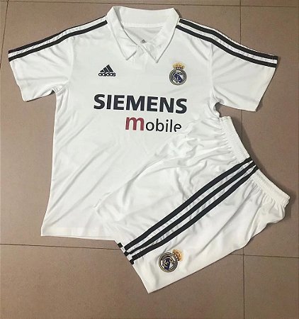 Conjunto Infantil Real Madrid 2002-03 (Home - Uniforme 1)