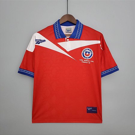 Camisa Chile 1998 Copa do Mundo  (Home-Uniforme 1)