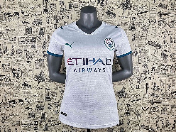 Camisa Manchester City 2021-22 (Away-Uniforme 2) - Feminina