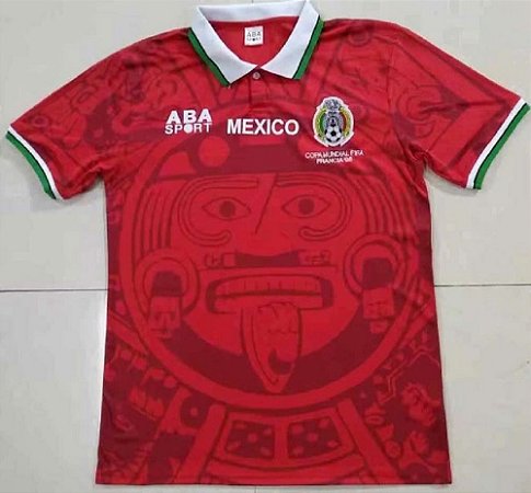 Camisa México 1998 - Vermelho