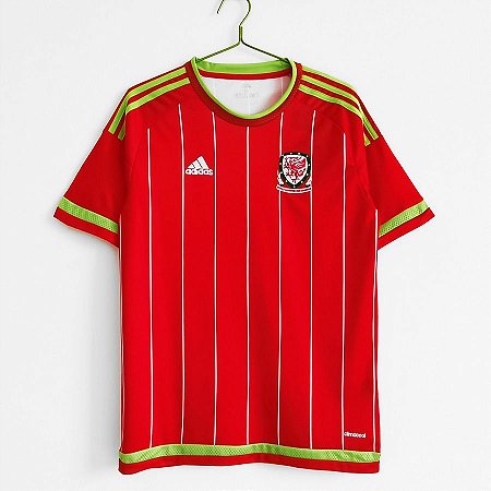 Camisa País de Gales 2015-2016 (Home-Uniforme 1)