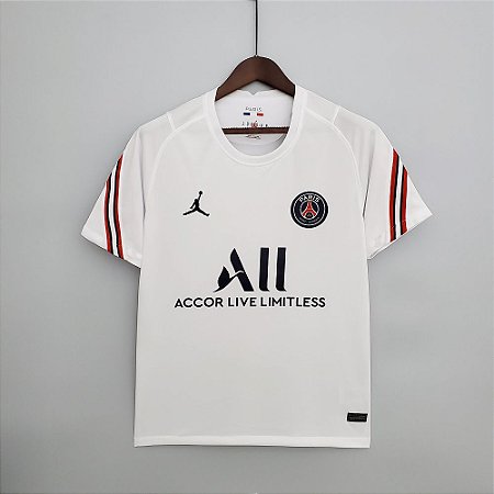 Camisa Paris Saint Germain - PSG 2021-22 (treino - branco)