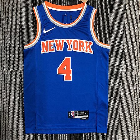 Camisa NBA Basquete New York Knicks 2021-22 Icon - 75 anos NBA - ACERVO DAS  CAMISAS