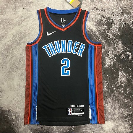 Camisa NBA Basquete Oklahoma City Thunder 2022-23 City - ACERVO DAS CAMISAS