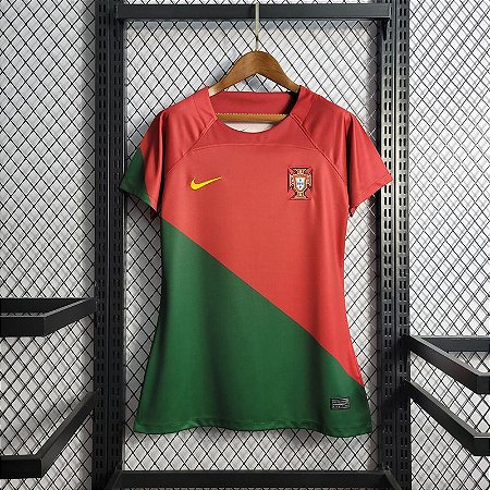 Camisa Portugal 2022-23 Home - Feminina - ACERVO DAS CAMISAS