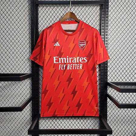 Arte Vetor Camisa Arsenal Pré-Jogo 2023-24 01