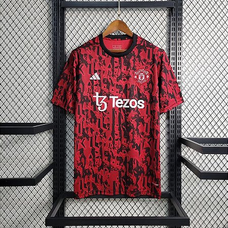 Camisa Pré Jogo do Manchester United 2022/2023 - MG CAMISAS FUTEBOL