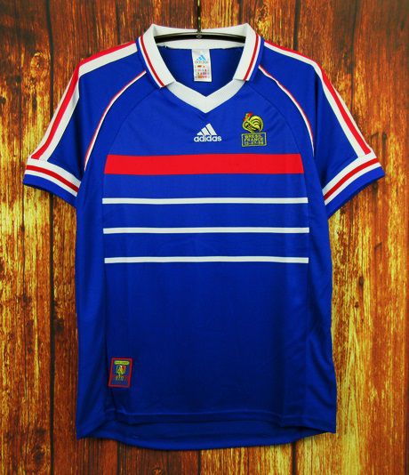Camisa França Copa do Mundo 1998 (Home-Uniforme 1)