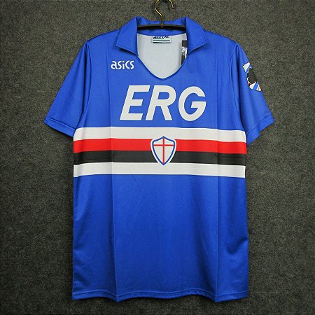 Camisa Sampdoria 1990-1991 (Home-Uniforme 1)
