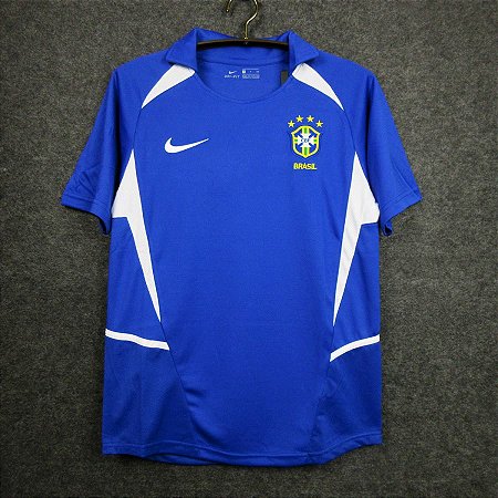 Camisa Brasil Copa do Mundo 2002  (Away-Uniforme 2)