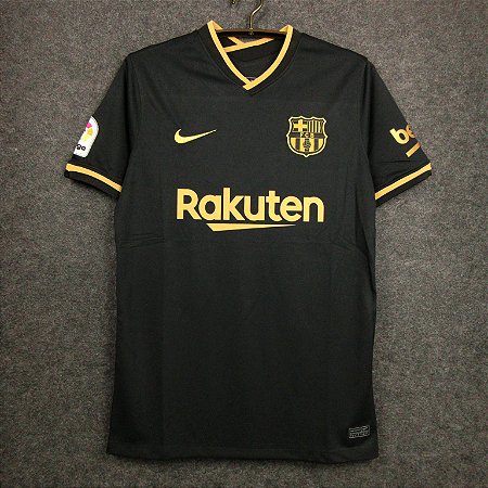 Camisa Barcelona 2020-21 (Away-Uniforme 2) - Modelo Torcedor - ACERVO DAS CAMISAS