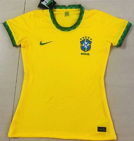Camisa Brasil 2020-21  (Home-Uniforme 1)  - Feminina