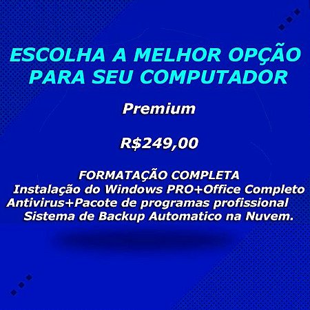 FORMATAÇÃO - PREMIUM