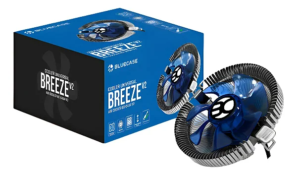 Cooler Universal Breeze BC-04UAV2 Alumínio