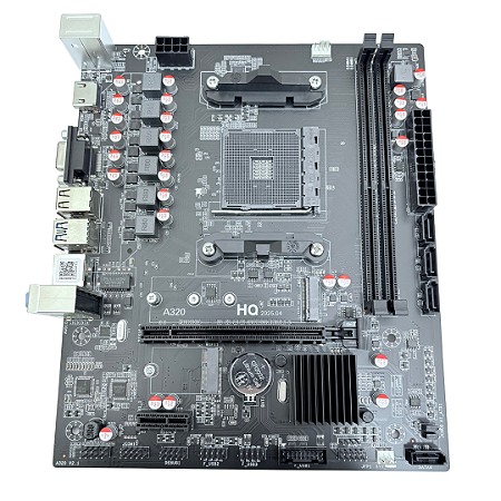 Placa Mãe Haoqing A320 AM4 AMD DDR4 3200 MHZ