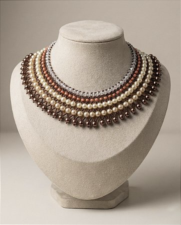 Maxi Colar em Pérolas