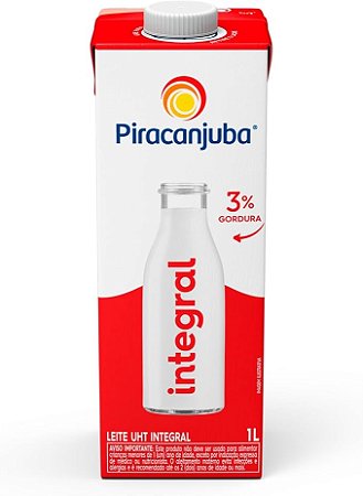 LEITE PIRACANJUBA 1L INTEGRAL