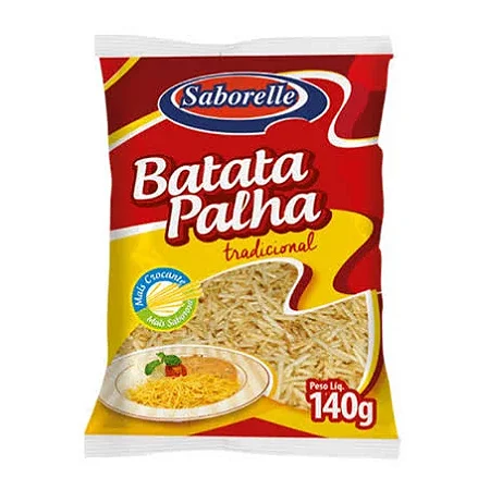 BATATA PALHA SABORELLE 140G TRADICIONAL