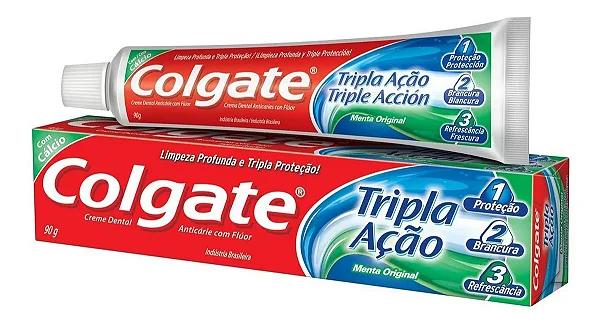 CREME DENTAL COLGATE 90G TRIPLA ACAO MENTA
