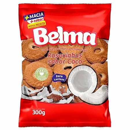 BISCOITO BELMA COCO 300G
