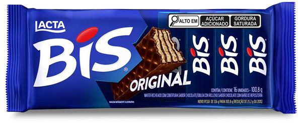 BIS LACTA LEITE 100,8G