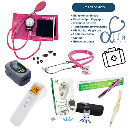 Kit Acadêmico Pink