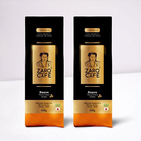 Kit Presente Zaro Café Especial Suave Grãos 1kg