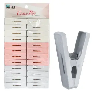 Prendedor de Roupa de plástico 24pçs 6,5*2cm
