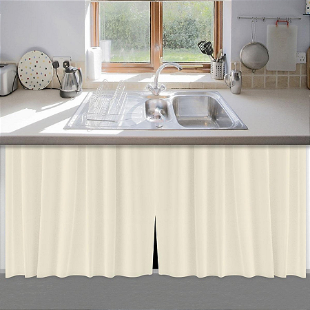 Cortina de Pia Cozinha 100% PVC