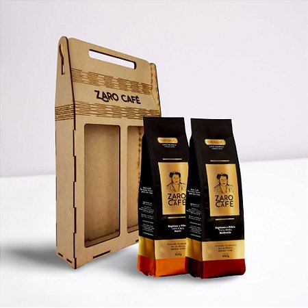 Kit Presente Zaro Café Especial Suave e Moderado Moído 1kg