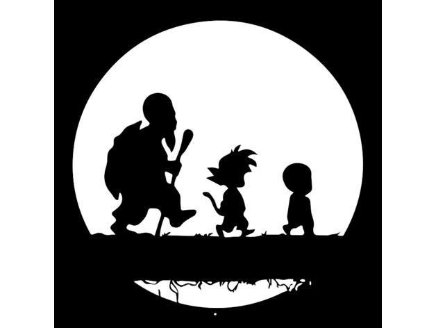 Quadro Placa Decorativo Geek Anime Dragon Ball Goku Kuririn