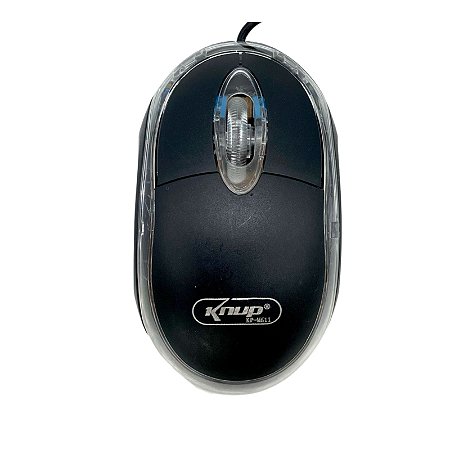 Mouse Óptico Knup Com Fio USB 2.0