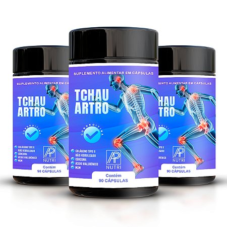 DORES ARTICULARES - Tchau Artro (90 Cápsulas) - 3 UNIDADES