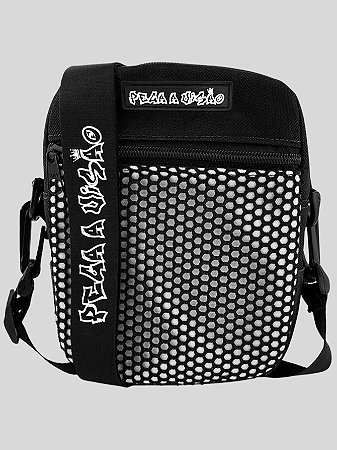 Bolsa De Ombro Mini Bolsa Pochete Necessaire Transversal Masculina Branca Alça P