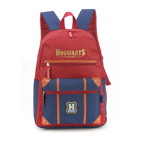 Mochila Para Notebook Harry Potter Hogwarts Vinho Luxcel