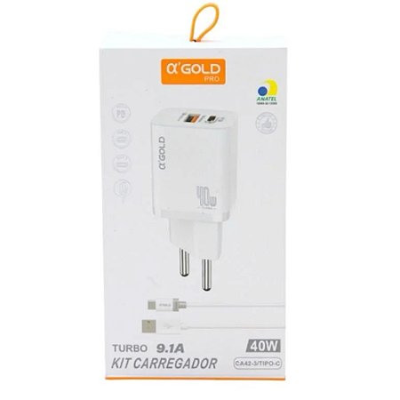 Carregador Rápido Usb Tipo C CA425