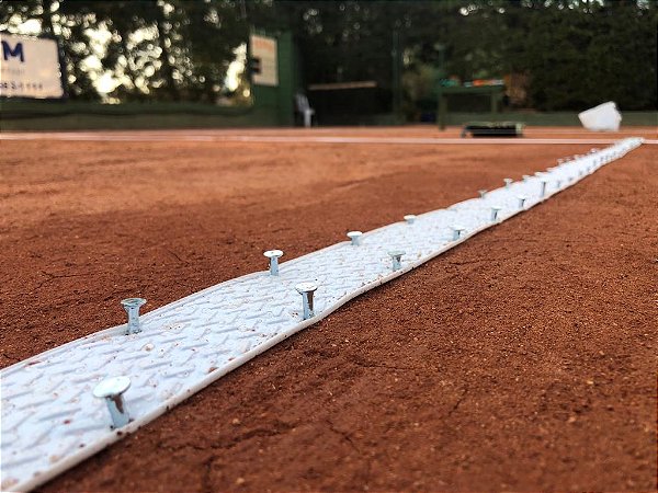 Kit de linha SPINAntiderrapante de PVC com pregos para demarcação de quadra de saibro