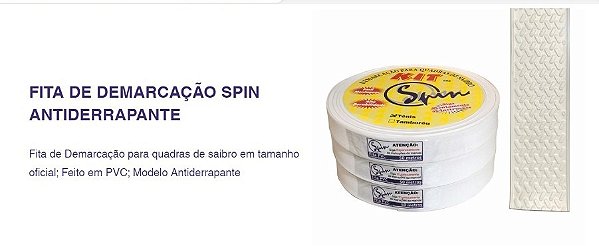 Kit de linha SPINAntiderrapante para saibro