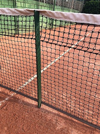 Poste auxiliar simples (par) para quadra de tênis