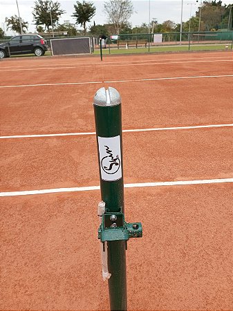 Poste de tênis SPINFerro (par) com catraca - padrão de cor verde