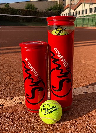 Caixa com 24 tubos de 3 bolas cada tubo SPINDidatica