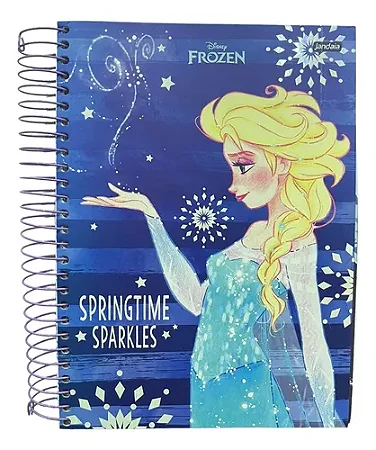 Caderno Espiral Universitario Capa Dura FROZEN - Jandaia