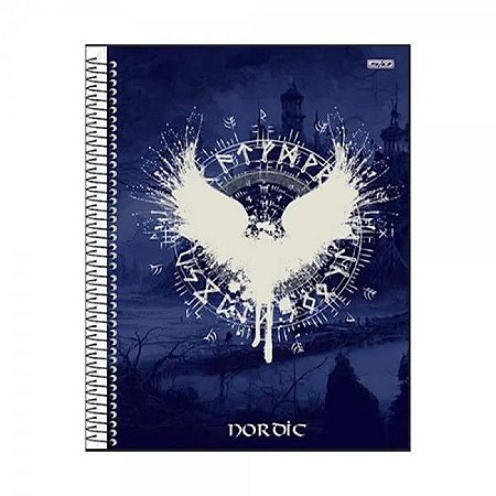 Caderno Espiral Universitario Capa Dura NORDIC - São Domingos