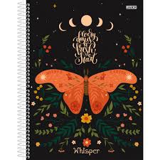 Caderno Espiral Universitario Capa Dura WHISPER - São Domingos
