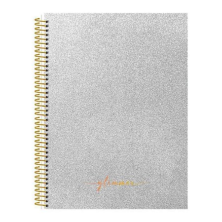 CADERNO COLEGIAL CAPA DURA 80F GLIMMER - SAO DOMINGOS
